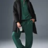 Abrigo largo acolchado «Rain or Shine» - Negro