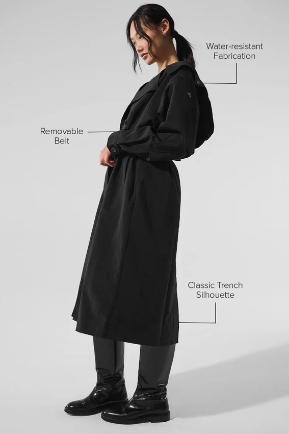 Abrigo largo Daybreak - Negro