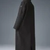 Abrigo largo Wool Metro - Gris jaspeado oscuro