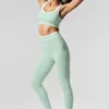 Airbrush High-Waist 7/8 Better Together Legging - Menta/Blanco