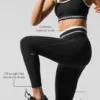 Airbrush High-Waist 7/8 Better Together Legging - Negro/Blanco