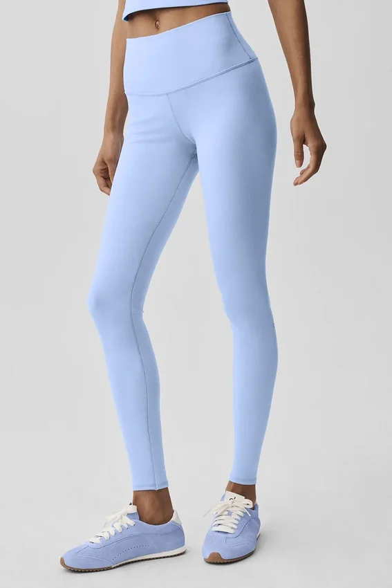 Airbrush Legging de cintura alta - Azul Provenza claro