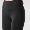 Airbrush Legging de cintura High-Waist y largo 7/8 - Negro