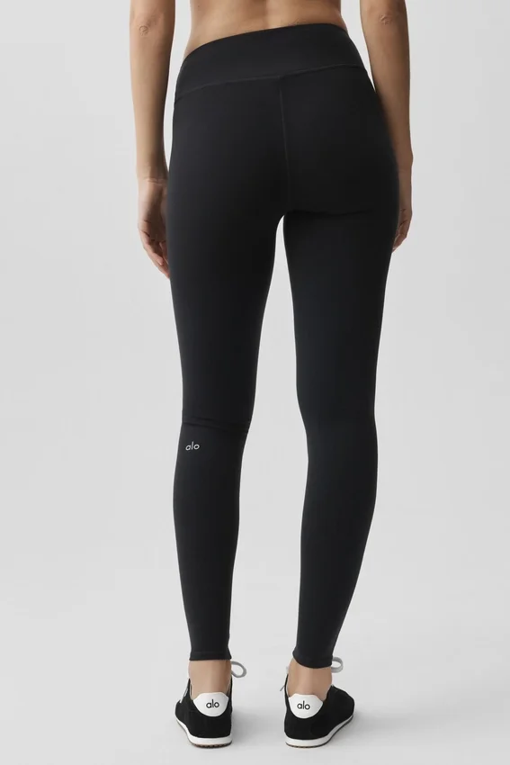Airbrush Legging de talle bajo - Negro