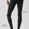 Airbrush Legging de talle bajo y largo 7/8 - Negro