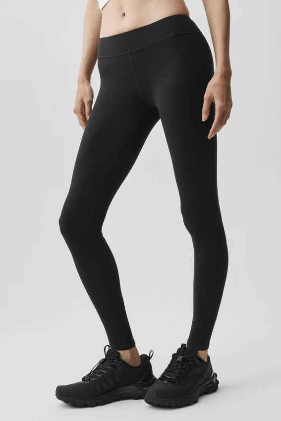 Airbrush Legging de talle bajo y largo 7/8 - Negro