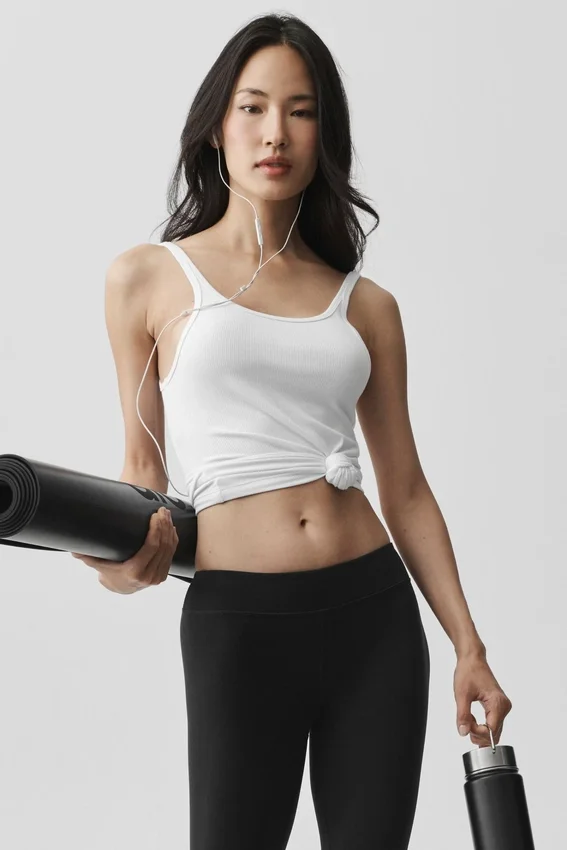 Airbrush Legging de talle bajo y largo 7/8 - Negro