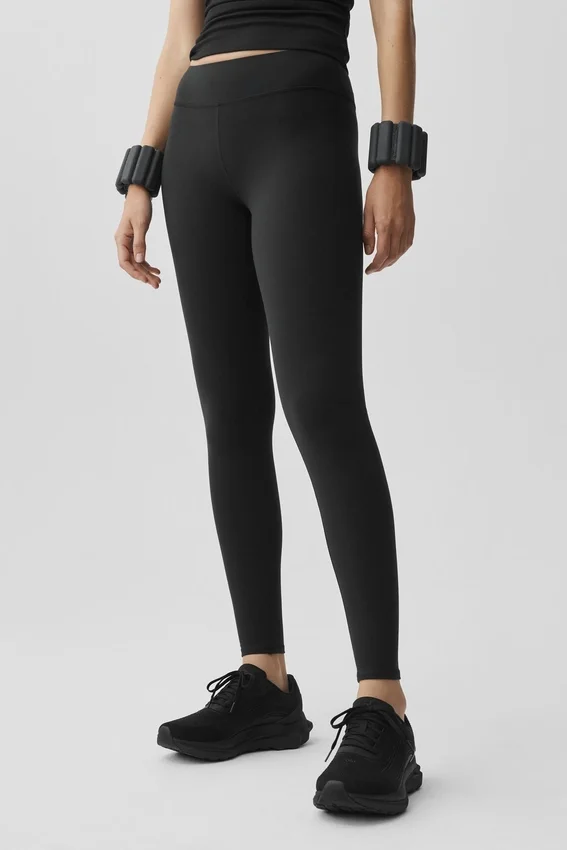 Airbrush Legging de talle medio - Negro