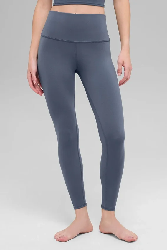 Airbrush Legging High-Waist 7/8 - Bluestone
