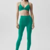 Airbrush Legging High-Waist 7/8 - Emerald Isle