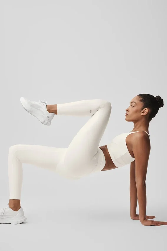 Airlift High-Waist 7/8 Horizon Leggings - Marfil