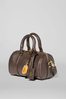 Alo Mini Voyage – Cuero color espresso