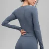 Alo Softsculpt Precision de manga larga - Bluestone