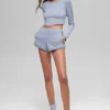 Alosoft Crop Finesse de manga larga - Escarcha de invierno