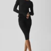 Alosoft Finesse de manga larga - Negro
