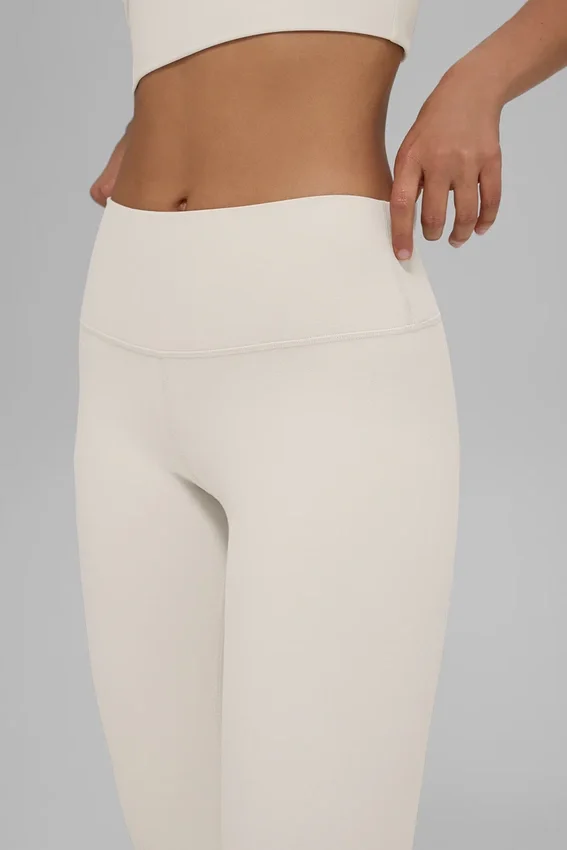 Alosoft High-Waist 7/8 Highlight Leggings - Color hueso