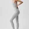 Alosoft Mono entero One and Done - Gris jaspeado deportivo