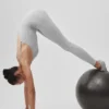 Alosoft Mono entero One and Done - Gris jaspeado deportivo