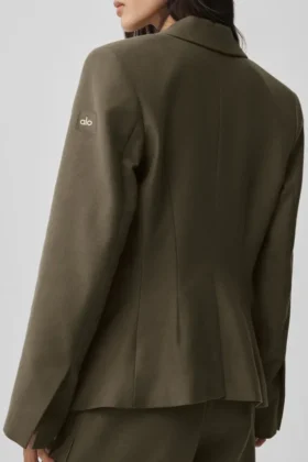 Blazer ajustado – Olive Tree
