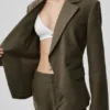Blazer ajustado - Olive Tree