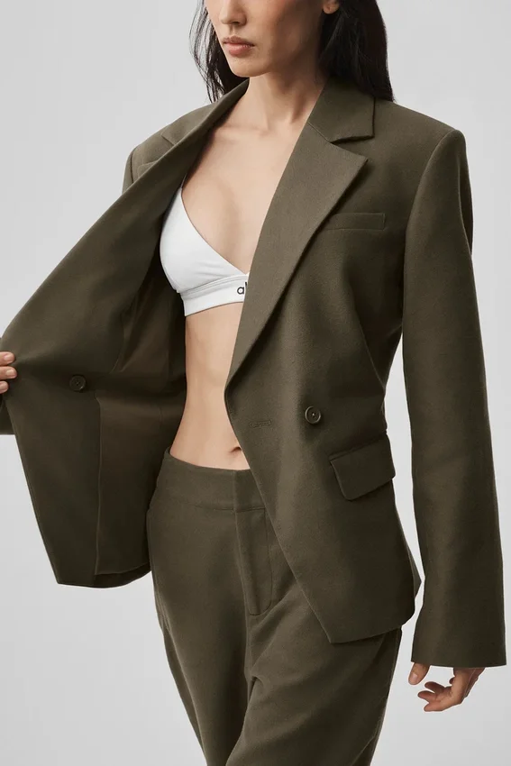 Blazer ajustado - Olive Tree