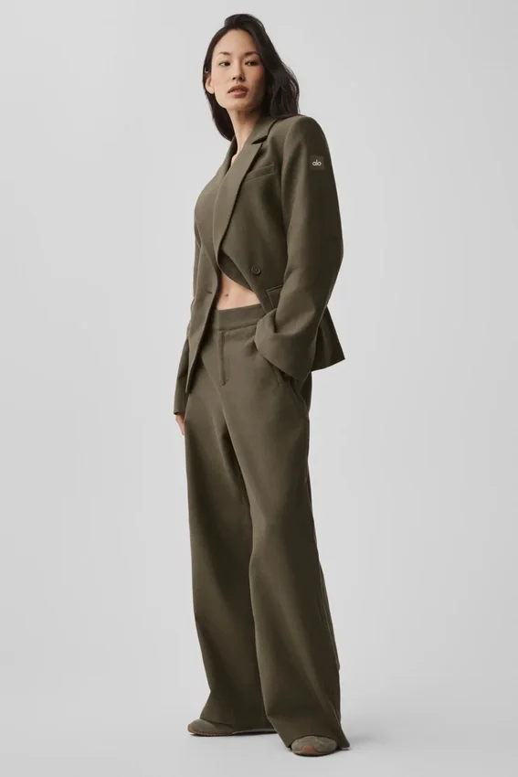 Blazer ajustado - Olive Tree