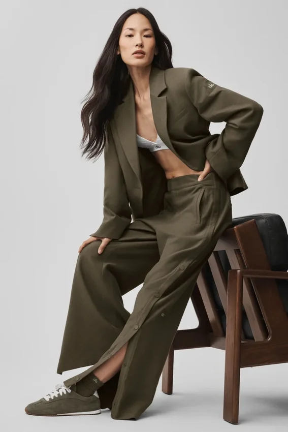 Blazer ajustado - Olive Tree