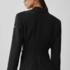Blazer con cordón - Negro