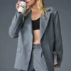 Blazer de primera clase - Gris acero