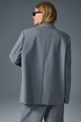 Blazer de primera clase – Gris acero
