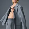 Blazer de primera clase - Gris acero