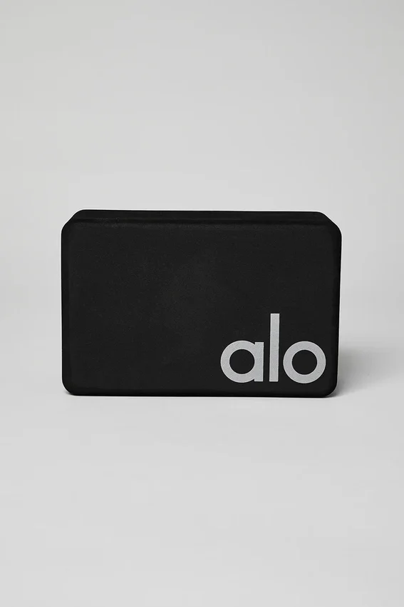 Bloque de yoga Uplifting - Negro/Plata