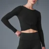 Blusa de manga larga Cover | Partes de arriba de manga larga para mujer
