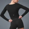 Blusa de manga larga Cover | Partes de arriba de manga larga para mujer