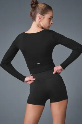 Blusa de manga larga Cover | Partes de arriba de manga larga para mujer