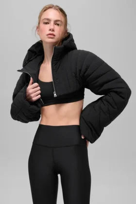 Bolero acolchado Starlight — Negro