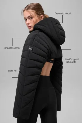 Bolero acolchado Starlight — Negro