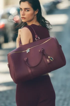 Bolsas de viaje Alo Voyage - Cuero burdeos