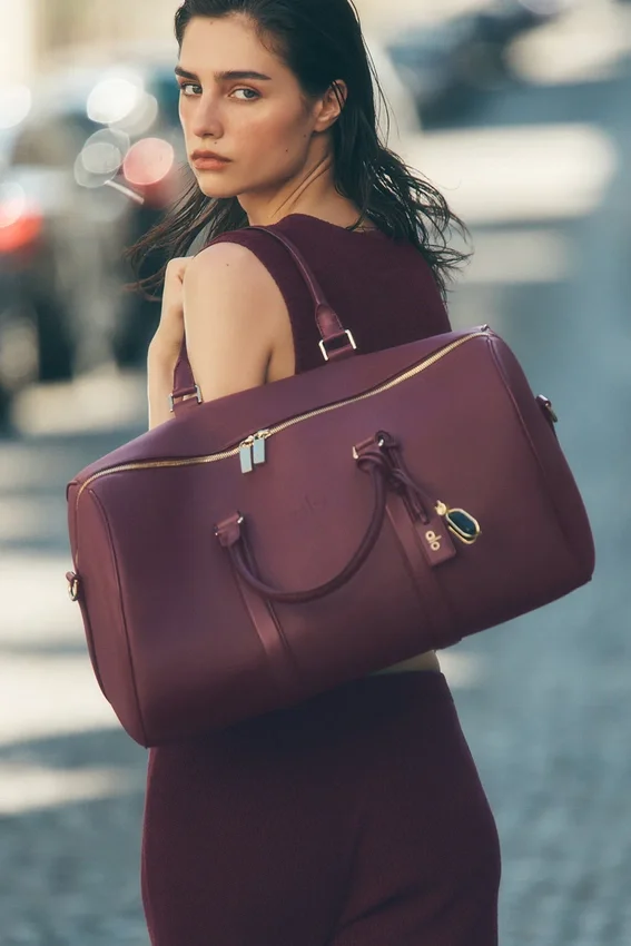 Bolsas de viaje Alo Voyage - Cuero burdeos