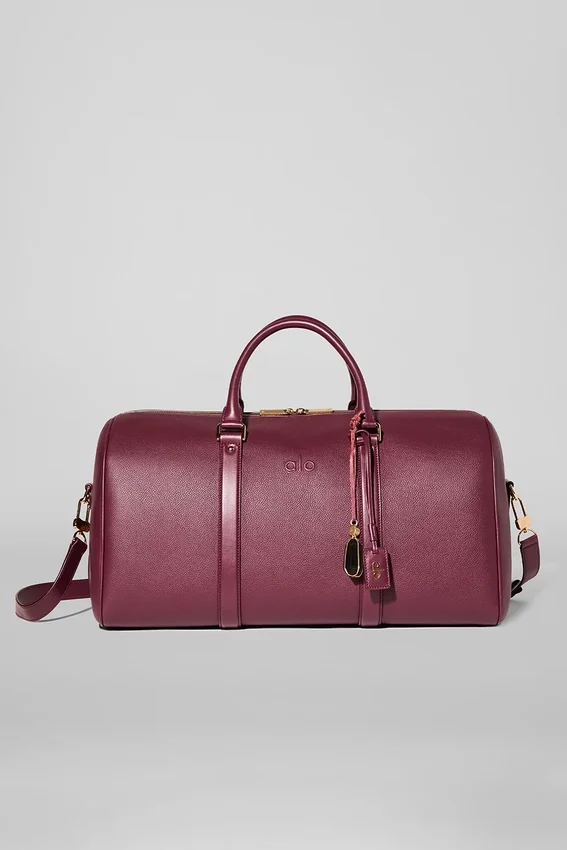 Bolsas de viaje Alo Voyage - Cuero burdeos