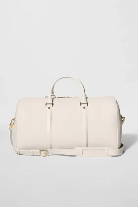 Bolsas de viaje Alo Voyage – Cuero color hueso