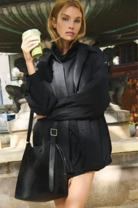 Bolso Alo Balance - Gamuza negra