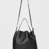 Bolso tipo cubeta Alo Balance - Cuero negro