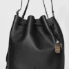Bolso tipo cubeta Alo Balance - Cuero negro