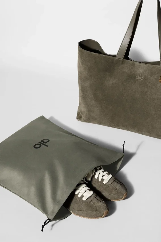 Bolso tipo tote Alo Tranquility - Gamuza Olive Tree