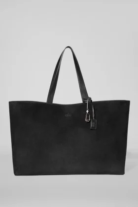 Bolsos tote Alo Tranquility – Gamuza negra