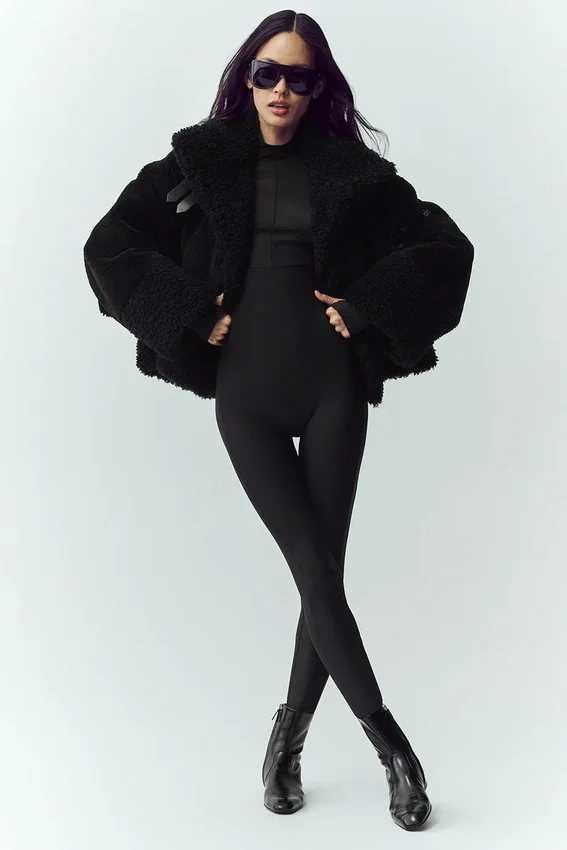 Bomber Fireside de sherpa - Negro