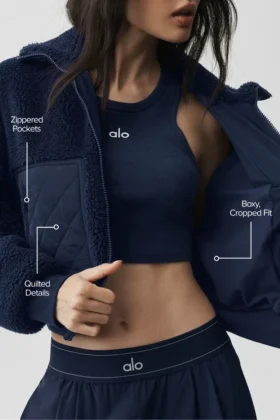 Bomber Sherpa Edge – Azul marino