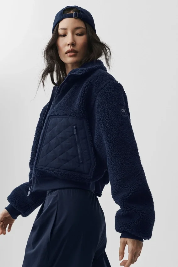 Bomber Sherpa Edge - Azul marino