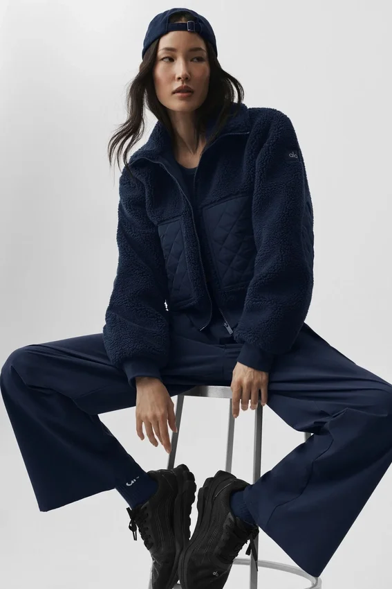 Bomber Sherpa Edge - Azul marino